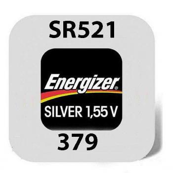 Energizer Uhrenbatterie 379 AgO 1,55V - SR521SW 10-er Pack